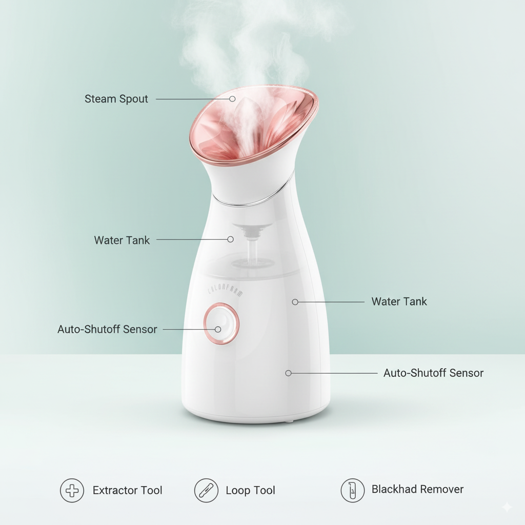 HaloSteam Facial Steamer
