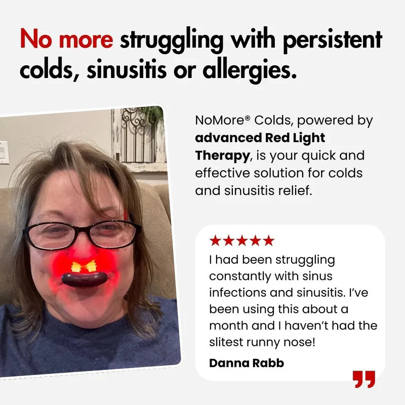 NoMore® Colds Red-light Therapy