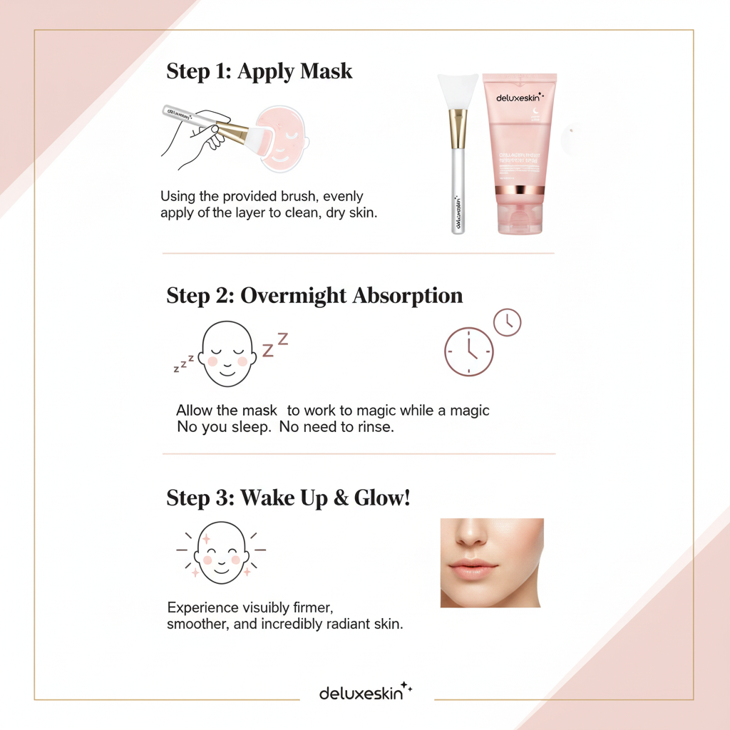 DeluxeSkin Collagen Night Wrapping Mask